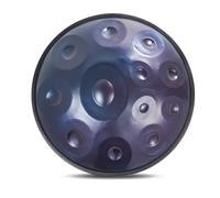Tambor De Lengua De Acero, Handpan Drums Sets De 9/10/12 Notas, 432 Hz/440 Hz Hand Drum Steel Drum Percusión Para Sanación Sonora Y Meditación, Harmonic Handpan Drum De 22 Pulgadas(A,12Notes(440Hz))