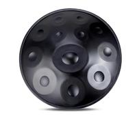 Tambor De Lengua De Acero, Handpan Drums Sets De 9/10/12 Notas, 432 Hz/440 Hz Hand Drum Steel Drum Percusión Para Sanación Sonora Y Meditación, Harmonic Handpan Drum De 22 Pulgadas(D,12Notes(440Hz))