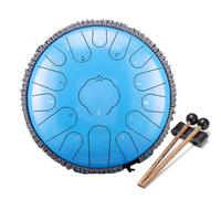 Tambor de Lengua de Acero Horse 13 Pulgadas 15 Tonos Steel Tongue Drum Handpan con Llave C Kit de con Mazos de Tambor Palillos de Dedos Soportey Bolsa de Concierto,C