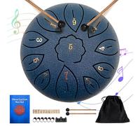 Tambor de lengua de acero para niños, tambor panda de 6 pulgadas y 11 notas con bolsa de transporte, libro de música, mazos, púas de dedo, pegatinas para niños adultos instrumentos musicales pri.
