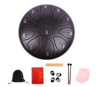 Tambor de lengua de acero pequeño de 11 tonos, instrumento de percusión, tambor etéreo para meditaciones, conciertos