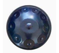 Tambor De Lengua De Acero, Percusión De Tambor Handpan, Instrumento Profesional De 432 Hz/440 Hz En Re Menor, Conjuntos De Tambores Handpan, for Meditación, Sanación Sonora Y Relajación(Blue-440Hz,9 n