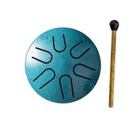 Tambor de lengua de acero, tambor de lengua con baqueta, percusión de tambor de mano para meditación y yoga, libro de música, mazo, tambor de mano para educación musical, concierto, yoga,