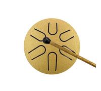 Tambor de lengua de acero - Tambor de mano con llave C | Percusión de tambor de mano para principiantes | Tambor de mano para educación musical | Tambor de tanque de notas para yoga, camping,