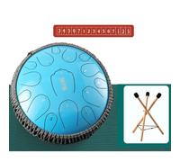 Tambor De Lengua De Acero - Tambor De Mano De 13 Pulgadas Y 15 Notas, Instrumentos Musicales De Percusión Curativa Para Meditación Y Yoga, Instrumento Musical En Re Mayor(E)