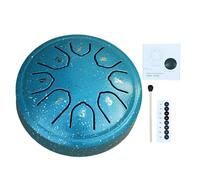 Tambor De Lengua De Acero | Tambor Etéreo De 4.5 Pulgadas Con Palillos Y Libro De Música | Instrumento De Tambor De Acero Con Llave C De 8 Notas | miní Instrument Handpan Para Los Amantes De La Música