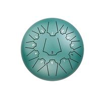 Tambor de lengua de de 12 pulgadas, 13 notas, tono C, instrumento de percusión de tambor hueco, instrumento de tambor de mano con mazos y bolsa (Color : E)