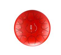 Tambor de lengua de de 12 pulgadas y 13 tonos, Mini tambor de mano y baquetas, instrumento de percusión, práctica de Yoga (Color : E)