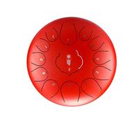 Tambor de lengua de de 12 pulgadas y 13 tonos, Mini tambor de mano y baquetas, instrumento de percusión, práctica de Yoga de relajación (Color : D)