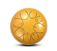 Tambor de lengua de de 5,5 pulgadas, instrumento de percusión de pandereta de 8 tonos, tambor de lengua de (Color : A)