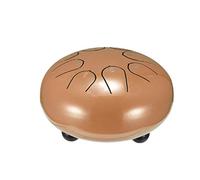 Tambor de lengua de de 6 pulgadas, pandereta de 8 afinaciones, tambor colgante y baquetas, mochila, instrumento de percusión (Color : D)