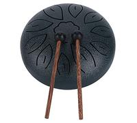 Tambor De Lengua, Kit De Tambor De Lengua De Acero Tambor De Lengua Etéreo Instrumento De Percusión De Mano De 6 Pulgadas Instrumentos Musicales Sánscritos Para Educación Musical Alivio Del Estrés Med