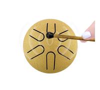 Tambor de lengua - Tambor de lluvia de mano de 6 notas | Tambor de lengua de acero | Meditación impermeable | Kit de tambor de curación de sonido | Tambor de mano para niños, educación musical, yoga,