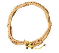 Tambor de lengüeta de acero hecho a mano con cuerda tejida, cuerda decorativa ajustable for tambor de acero de 10 a 14 pulgadas, evita caídas, elimina el ruido(Natural)