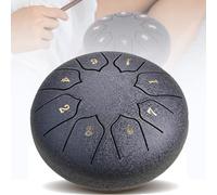 Tambor De Lengüeta De Acero Rain Bell, 6'', 8 Notas, Tambor De Mano De Acero, Ideal Para Educación Musical, Yoga, Meditación, Creación De Un Estado Zen, Sanación Espiritual Y Acompañamiento