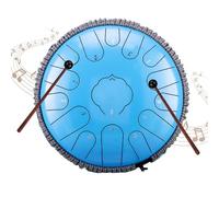 Tambor de Lengüetas,C Chiave 13 PulgadasTongue Drum,15 Notas Percusión Tambor de la Lengua par de mazos,púas de Dedo,C