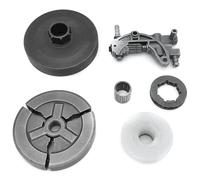 Tambor de llanta de piñón de embrague for motosierra china 4500 5200 5800 45Cc 52Cc 58Cc bomba de aceite engranaje de tornillo sin fin Kit de rodamiento