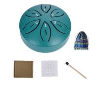 Tambor de lluvia for exteriores: 3 pulgadas, 6 notas, crea un paisaje sonoro fascinante en tu jardín(Green)