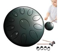 Tambor de lluvia para el jardín | Campana de lluvia de acero | tambor de mano de 6 pulgadas y 8 notas | Adecuado para clases de música | Yoga | Creación de un estado Zen | Sanación espiritual |