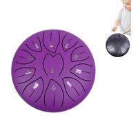 Tambor de lluvia para exterior, tambor de lluvia para jardín, tambor de lengua de acero de 11 tonos, timbre de lluvia para exteriores, instrumento musical de meditación para jardín, para educación zen