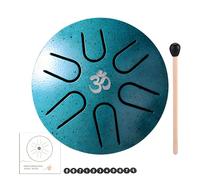 Tambor de lluvia para exterior,Tambor de lluvia | Tambor de lengua de 6 notas | Kit de tambor de lengua de acero con sonido de 3 pulgadas, tambor Handpan, tambor sin preocupaciones para adultos y niño