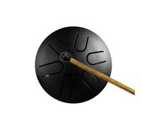 Tambor de lluvia para exteriores, tambor de mano de 6 notas, tambor de lluvia de 3 pulgadas para yoga, meditación zen, educación musical, camping, entretenimiento