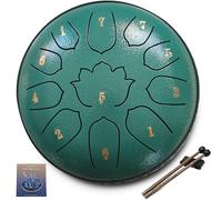 Tambor de lluvia para exteriorPanda, tambor de lluvia para exteriores, tambor de lengua de acero para jardín, disfruta de la música cuando llueve con tambor de lluvia para exteriores (6 pulgadas,