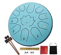 Tambor de lluvia para exteriorPanda, tambor de lluvia para exteriores, tambor de lengua de acero para jardín, disfruta de la música cuando llueve con tambor de lluvia para exteriores (6 pulgadas,