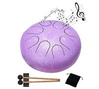 Tambor de lluvia para jardín exterior, 6 pulgadas, 8 notas, timbre de lluvia impermeable, tambor de lengua de acero, tambor de lluvia para exteriores cuando llueve, tambor de lluvia para exteriores