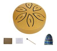 Tambor De Lluvia Para Jardín Exterior, Mini Tambor De Chakra De Lengüeta De Acero De 3 Pulgadas Y 6 Notas, Regalo Para Niños Batería Para Principiantes Instrumentos De Percusión(A)