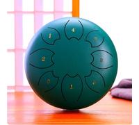 Tambor De Lluvia Para Jardín Exterior, Tambor De Chakras De Lengüeta De Acero De 6 Pulgadas Y 8 Notas, Instrumento De Percusión Portátil, Tambores Para Principiantes(D)