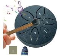 Tambor de Lluvia para Jardín - Instrumento De Meditación Al Aire Libre Para Adultos - Instrumento Meditación Portátil Exterior para Patio Césped Escuela Principiantes Adultos y Niños