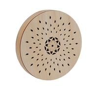 Tambor de lluvia portátil de 8 pulgadas, instrumento de percusión para exteriores, efecto de sonido de agua relajante, simulador de sonido duradero