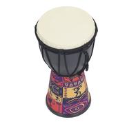 Tambor de Mano Africano, Tambor de Percusión de Mano de Piel de Oveja de 4 Pulgadas para Bricolaje y Entretenimiento Diario