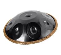 Tambor de mano clásico Tambor de mano de acero Tambores de mano en re menor 10 notas 432 Hz/440 Hz con bolsa de tambor de mano, 2 mazos de prueba de tambor de mano, soporte de tambor de mano