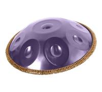 Tambor de mano clásico Tambor de mano de acero Tambores de mano en re menor 10 notas 432 Hz/440 Hz con bolsa de tambor de mano, 2 mazos de prueba de tambor de mano, soporte de tambor de mano