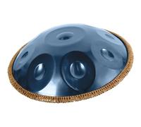 Tambor de mano clásico Tambor de mano de acero Tambores de mano en re menor 10 notas 432 Hz/440 Hz con bolsa de tambor de mano, 2 mazos de prueba de tambor de mano, soporte de tambor de mano