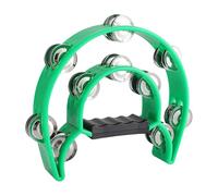 Tambor de mano colorido con campanas de acero inoxidable de sonido claro y cuerpo de ABS, pequeño timbre adecuado para todas las edades