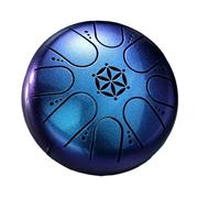 Tambor de mano con bolsa de tambor, Hand Pan Drums for Adults Rain Drum Instrument 5 Inches 8 Tones Hand Drums Instrument(Light Blue)
