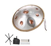 Tambor De Mano De 432 Hz/440 Hz, Re Menor 9/10/12 Notas, Hand Drum Steel Drum Percusión De 22 Pulgadas, Instrumento Musical Para Adultos, Para Educación Musical Y Reuniones Familiares(A-432Hz,12Notes)