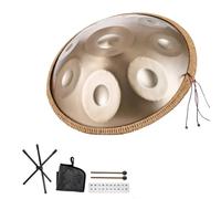 Tambor De Mano De 432 Hz/440 Hz, Re Menor 9/10/12 Notas, Hand Drum Steel Drum Percusión De 22 Pulgadas, Instrumento Musical Para Adultos, Para Educación Musical Y Reuniones Familiares(B-440Hz,9Notes)