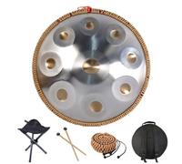 Tambor de mano de 440 Hz D Minor con bolsa, tambor de acero premium, 9/12 notas, afinación de 432 Hz para un sonido mejorado