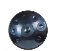 Tambor De Mano De Acero 440 Hz, 22 Pulgadas, 9 Notas, Con Bolsa De Transporte Y Soporte, Tambor De Mano De Acero En Re Menor, Con Un Tono Etéreo Y Estable. Para Entretenimiento De Adultos, Yoga.