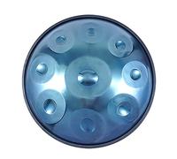 Tambor De Mano De Acero De 9 Notas D Menor, Instrumento De Tambor De Mano De 22 Pulgadas, Bolsa Blanda, Hecho De Acero Nitrurado, For Entusiastas De La Música Y Principiantes(Blue)