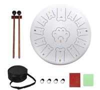 Tambor de mano de acero suave con plan de agarre, instrumento musical de 13 tonos, para principiantes, adultos, recuperación de sonido, ayuda para enseñar música