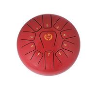 Tambor de mano de lengua de de 10 pulgadas, instrumento de percusión de meditación, tambor de sonido con kit de batería de Metal (Color : E)