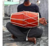 Tambor De Mano Indio Ovalado De Doble Cara, Accesorio Para Celebraciones De Festivales/Actuaciones De Bandas, Con Un Sonido Fuerte