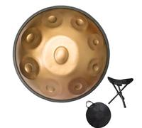 Tambor de mano para meditación, yoga y curación de sonido, afinación de 432 Hz/440 Hz, incluye trípode para un fácil juego