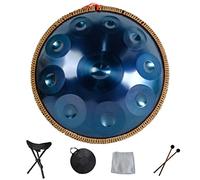Tambor de mano profesional de 9, 10, 12, 14 notas, instrumento de percusión de acero con mazos de bolsa de viaje y decoración de cuerda para meditación, yoga y música zen