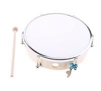 Tambor de mano sintonizable de percusión de mano con juguete de llave ajustable de 8 pulgadas